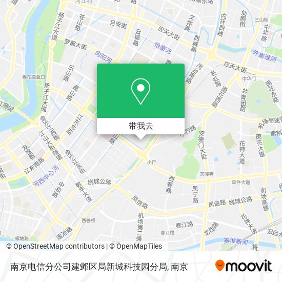 南京电信分公司建邺区局新城科技园分局地图