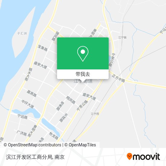 滨江开发区工商分局地图