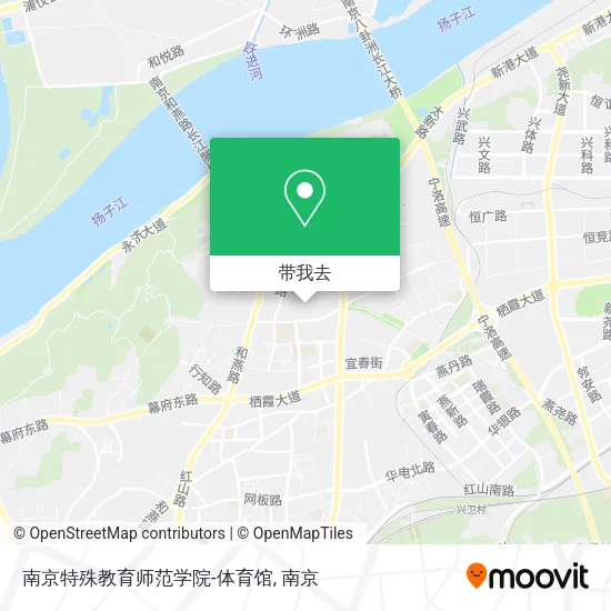 南京特殊教育师范学院-体育馆地图