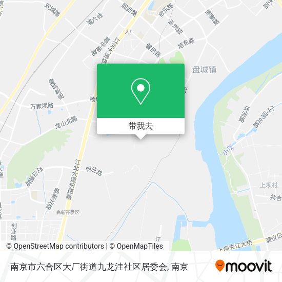 南京市六合区大厂街道九龙洼社区居委会地图