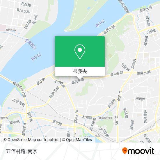 五佰村路地图