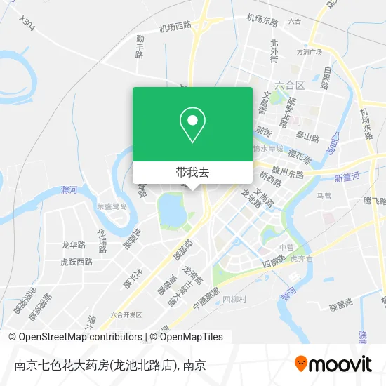南京七色花大药房(龙池北路店)地图