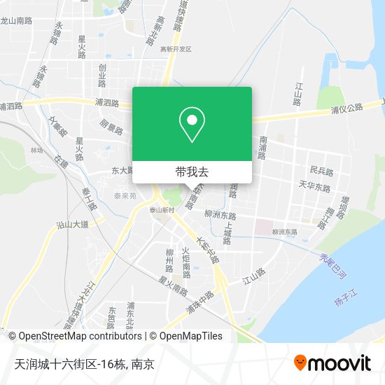 天润城十六街区-16栋地图