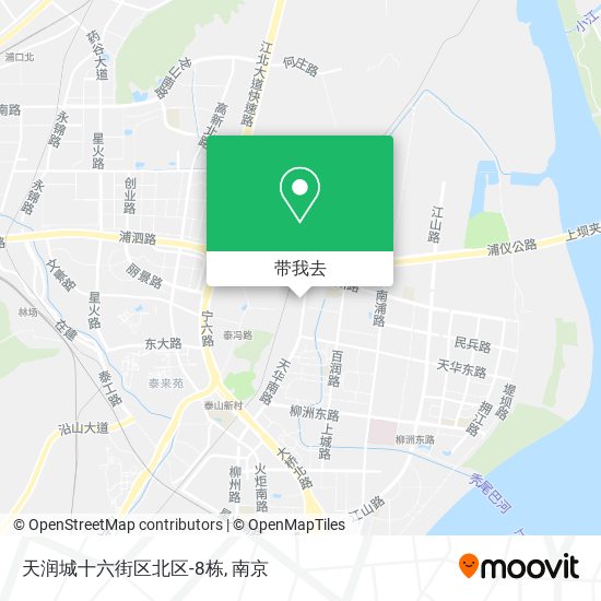 天润城十六街区北区-8栋地图