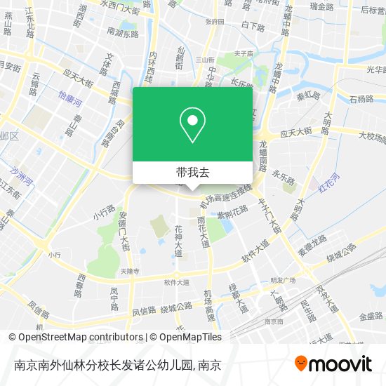 南京南外仙林分校长发诸公幼儿园地图