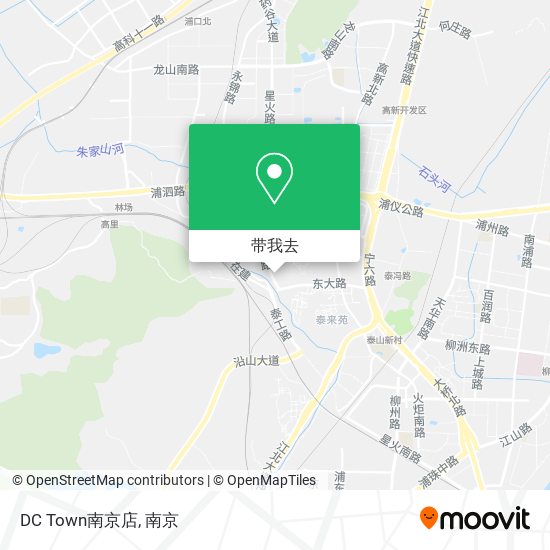 DC Town南京店地图