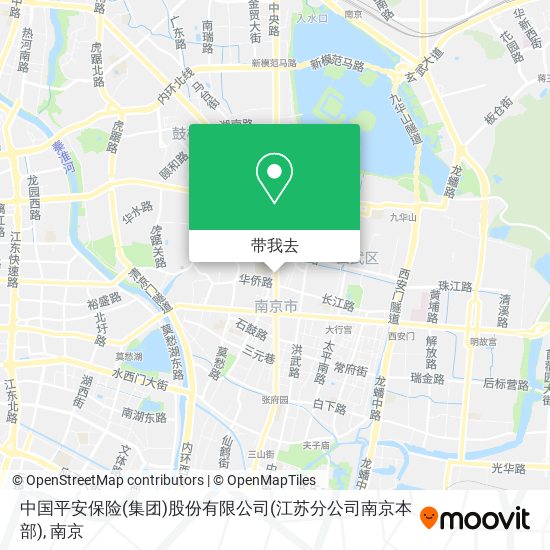 中国平安保险(集团)股份有限公司(江苏分公司南京本部)地图