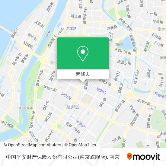 中国平安财产保险股份有限公司(南京旗舰店)地图