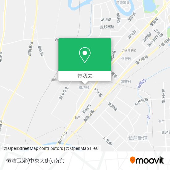恒洁卫浴(中央大街)地图