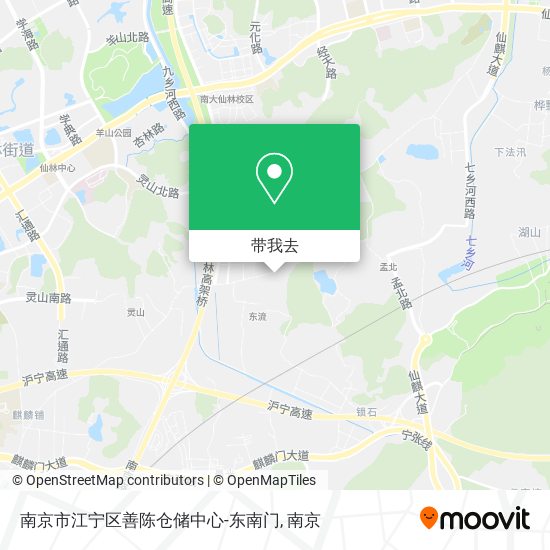 南京市江宁区善陈仓储中心-东南门地图