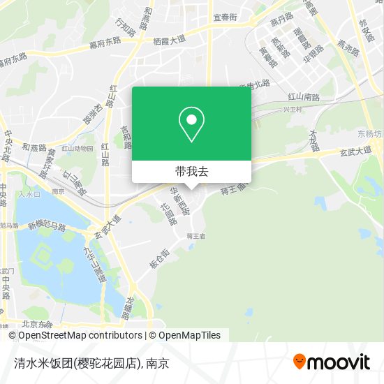 清水米饭团(樱驼花园店)地图