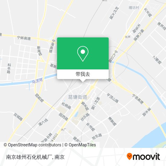 南京雄州石化机械厂地图