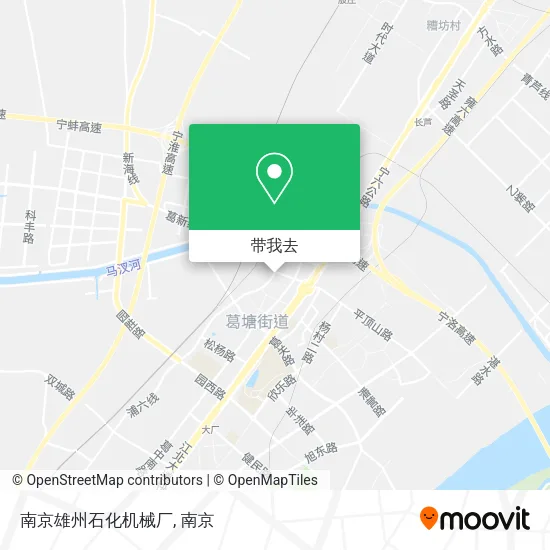 南京雄州石化机械厂地图