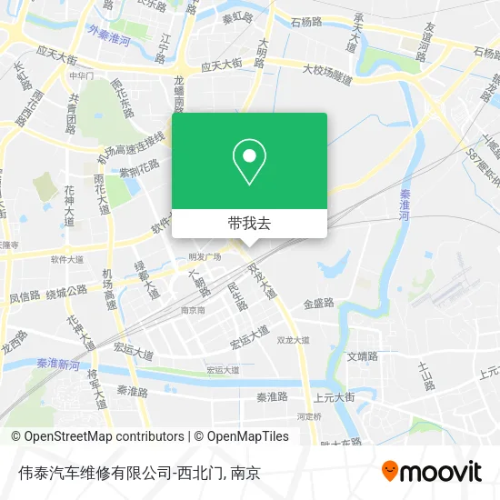 伟泰汽车维修有限公司-西北门地图