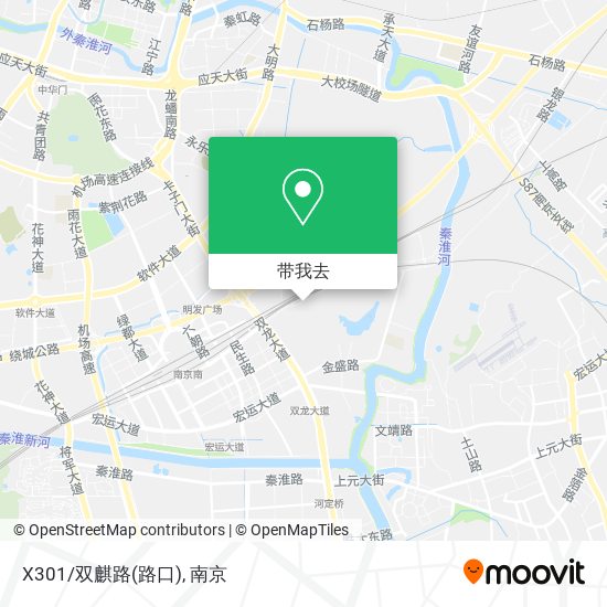 X301/双麒路(路口)地图