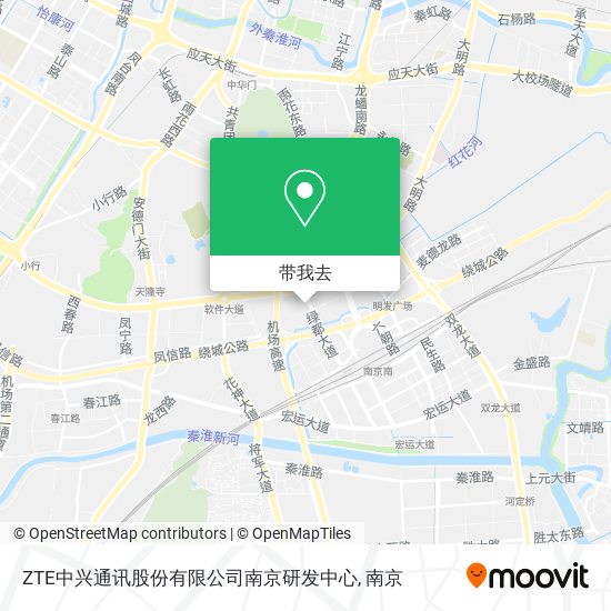 ZTE中兴通讯股份有限公司南京研发中心地图