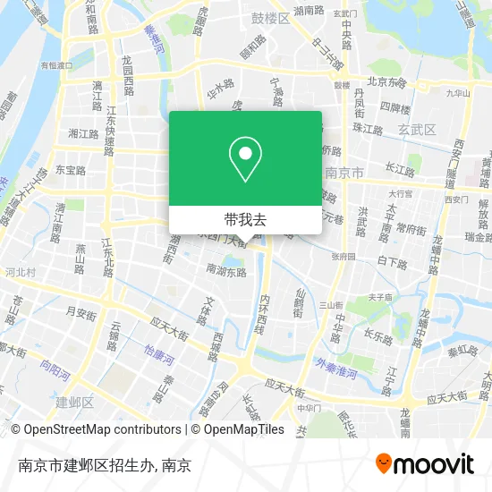 南京市建邺区招生办地图
