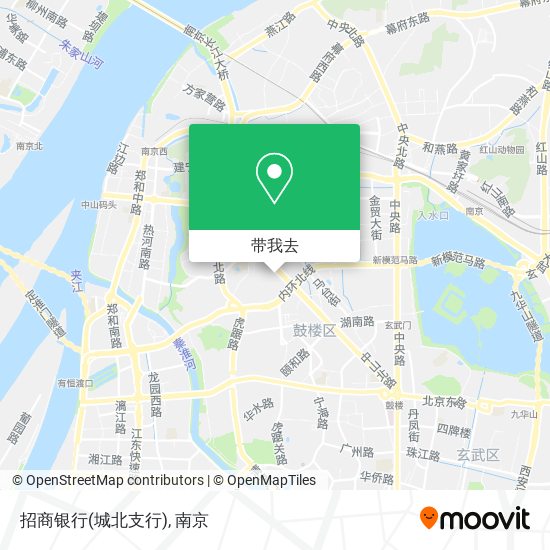 招商银行(城北支行)地图
