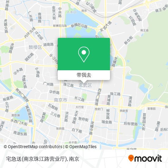 宅急送(南京珠江路营业厅)地图
