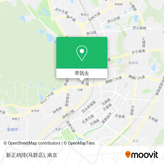 新正鸡排(马群店)地图