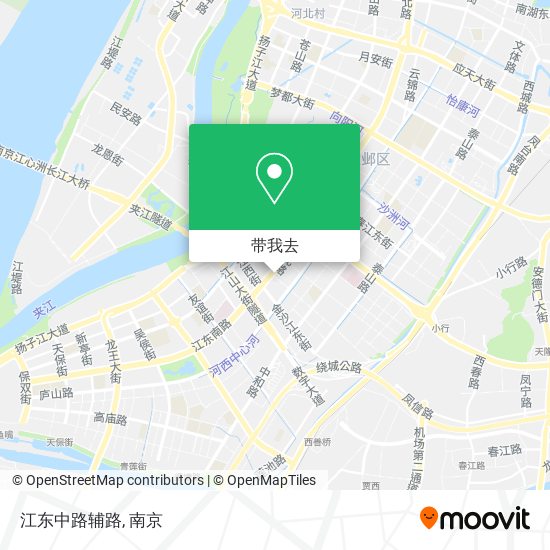 江东中路辅路地图