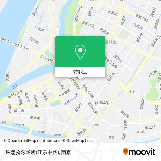 应急掩蔽场所(江东中路)地图
