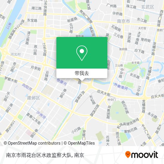 南京市雨花台区水政监察大队地图