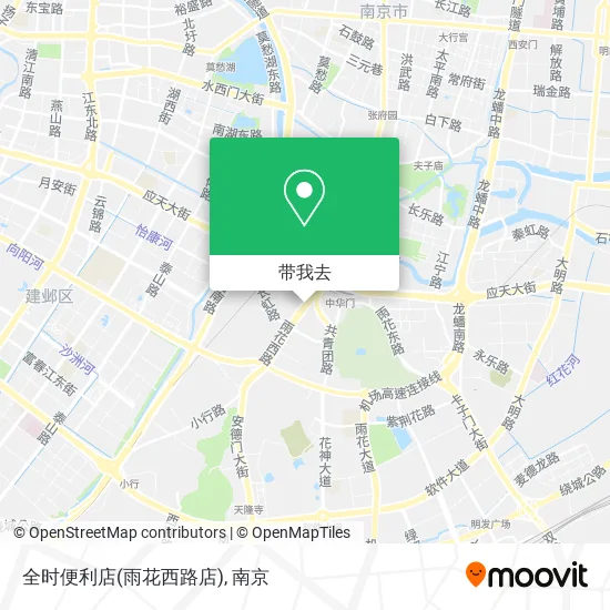 全时便利店(雨花西路店)地图