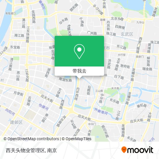 西关头物业管理区地图