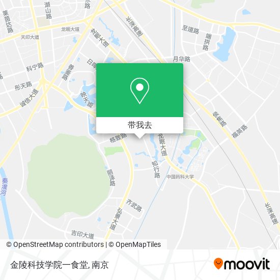 金陵科技学院一食堂地图
