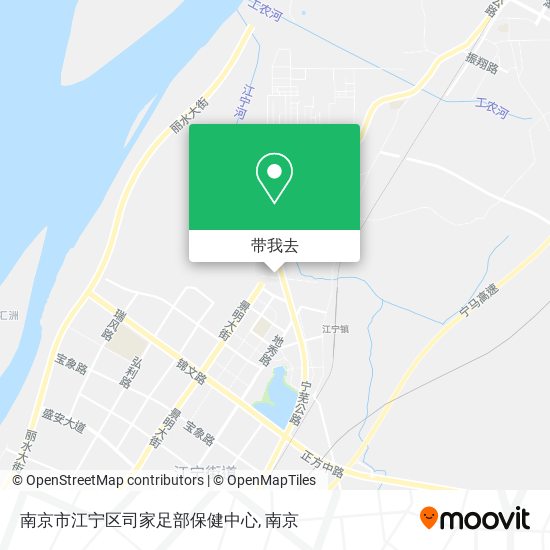 南京市江宁区司家足部保健中心地图