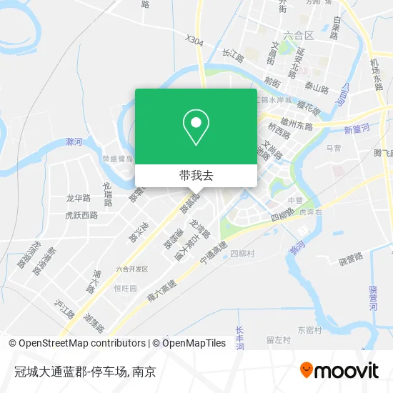 冠城大通蓝郡-停车场地图