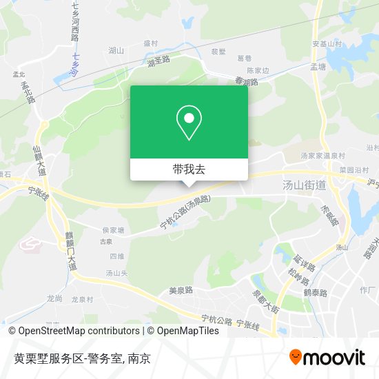 黄栗墅服务区-警务室地图
