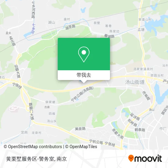 黄栗墅服务区-警务室地图