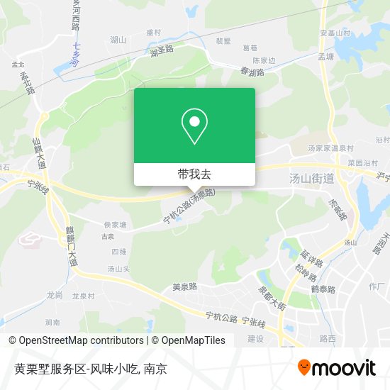 黄栗墅服务区-风味小吃地图