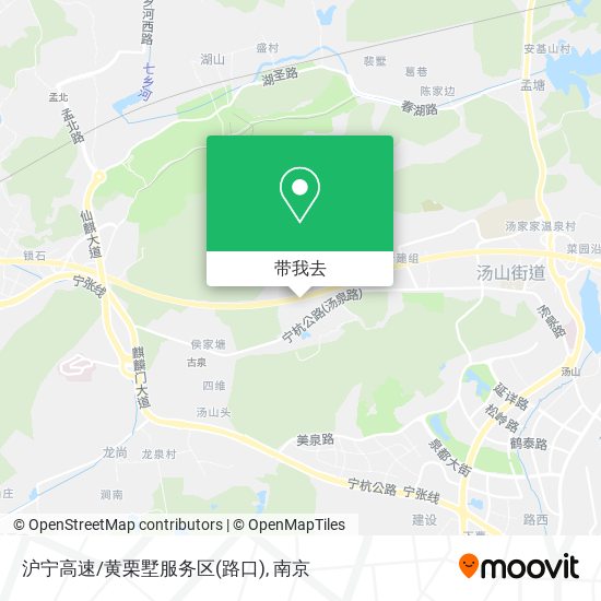 沪宁高速/黄栗墅服务区(路口)地图