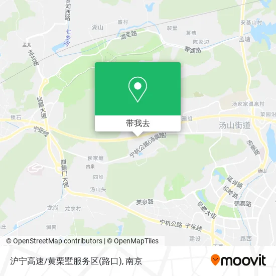 沪宁高速/黄栗墅服务区(路口)地图