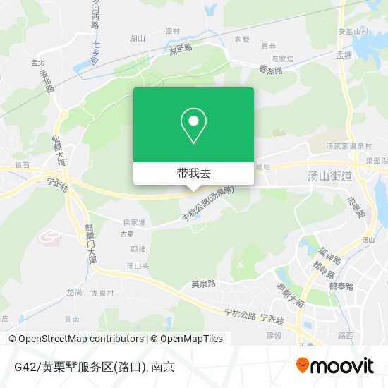 G42/黄栗墅服务区(路口)地图