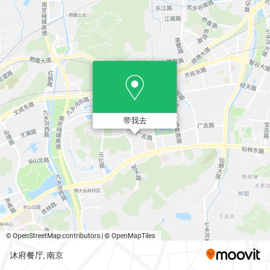 沐府餐厅地图