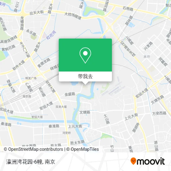 瀛洲湾花园-6幢地图
