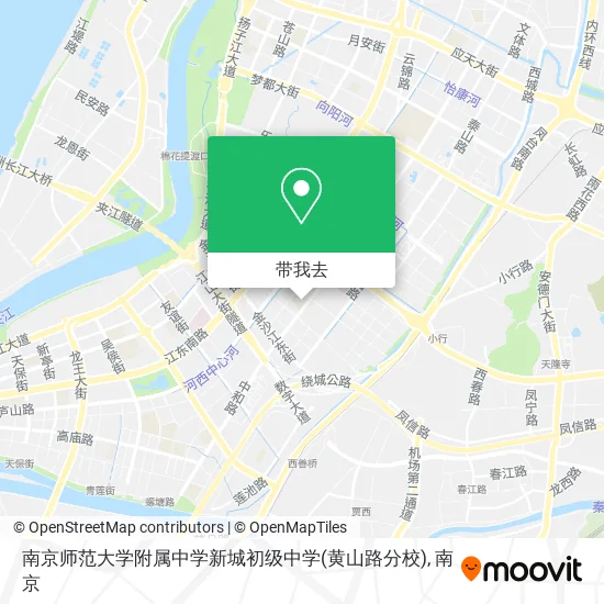 南京师范大学附属中学新城初级中学(黄山路分校)地图