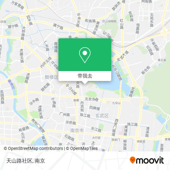 天山路社区地图