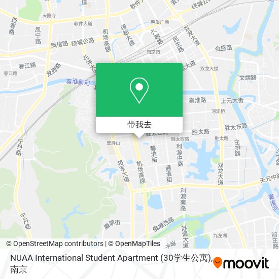 NUAA International Student Apartment (30学生公寓)地图