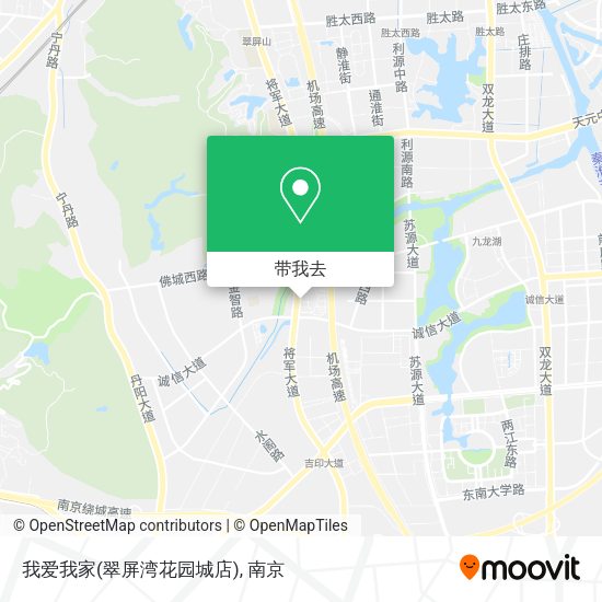 我爱我家(翠屏湾花园城店)地图
