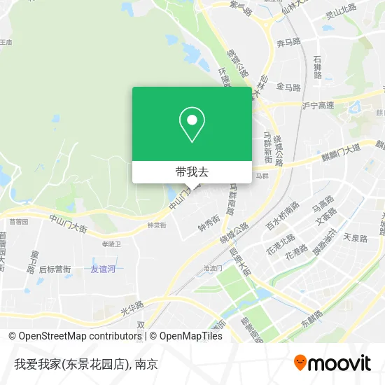 我爱我家(东景花园店)地图