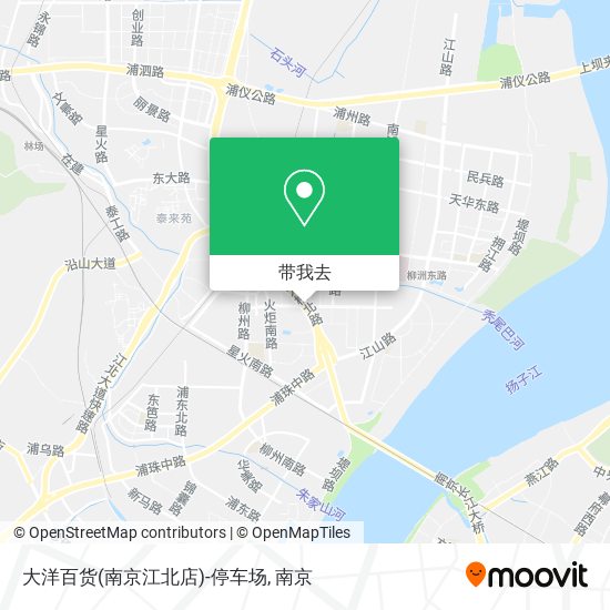 大洋百货(南京江北店)-停车场地图