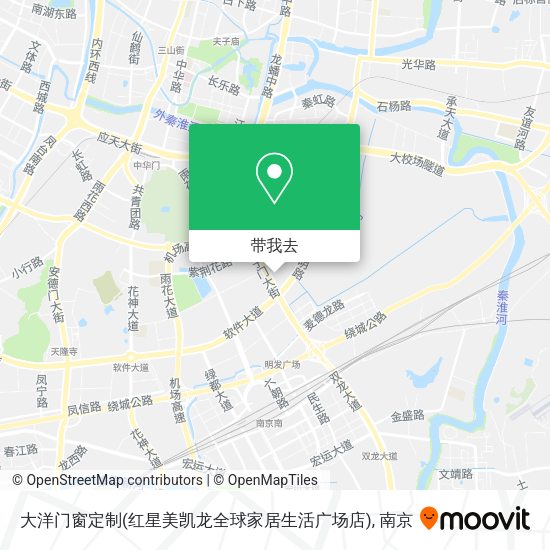 大洋门窗定制(红星美凯龙全球家居生活广场店)地图