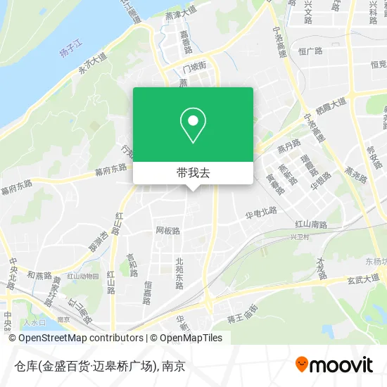 仓库(金盛百货·迈皋桥广场)地图