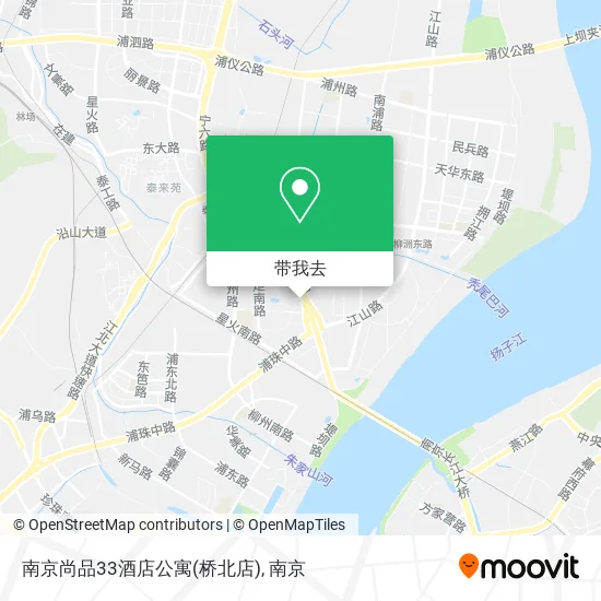 南京尚品33酒店公寓(桥北店)地图