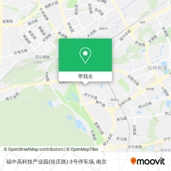 福中高科技产业园(徐庄路)-3号停车场地图
